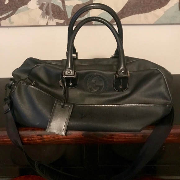 Authentic Black Gucci Travel Bag - Picture 1 of 4